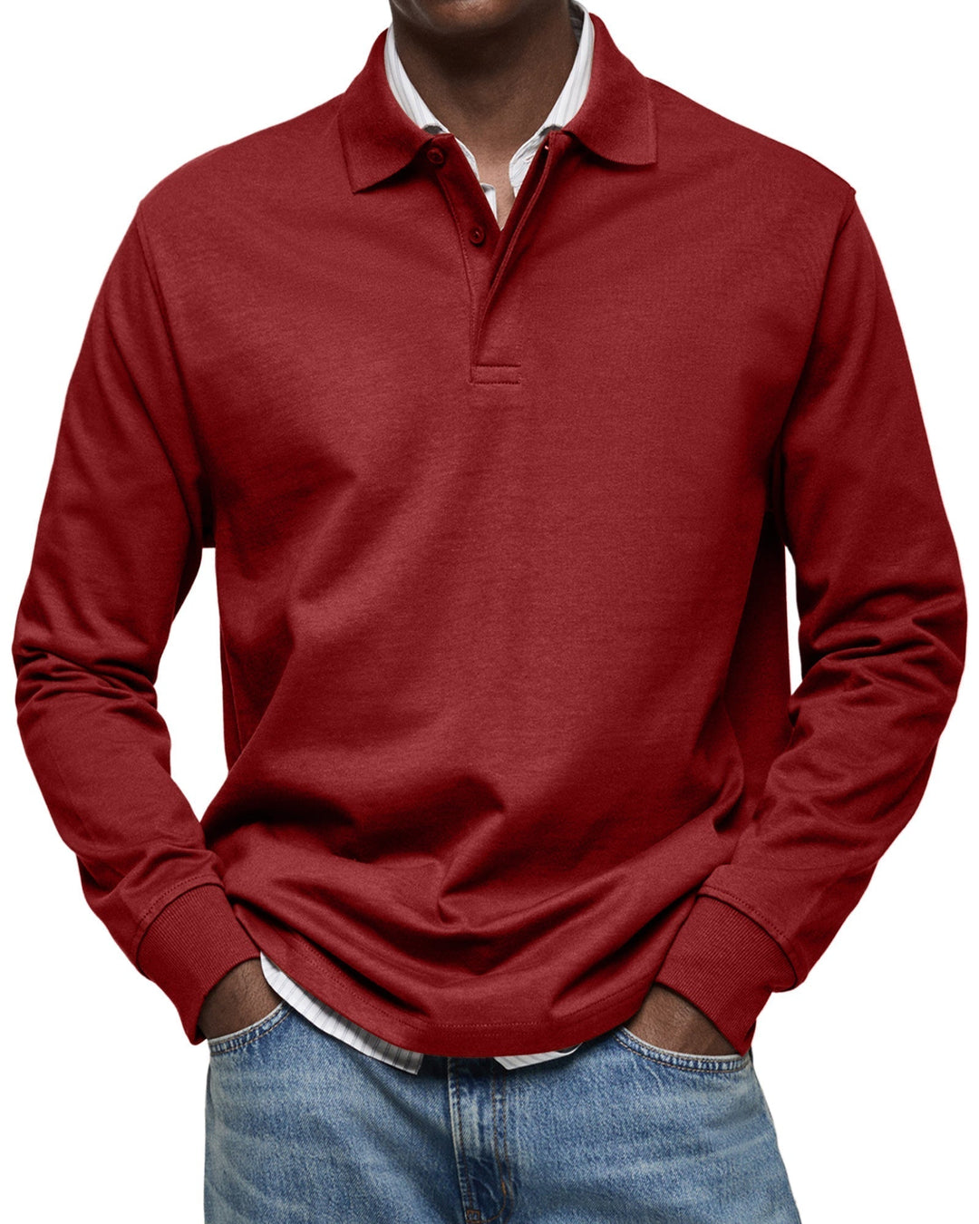 Erik™ | Men’s Modern Polo Sweater