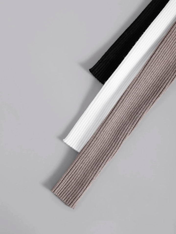 Diane | 3-delad ribbad stickad set