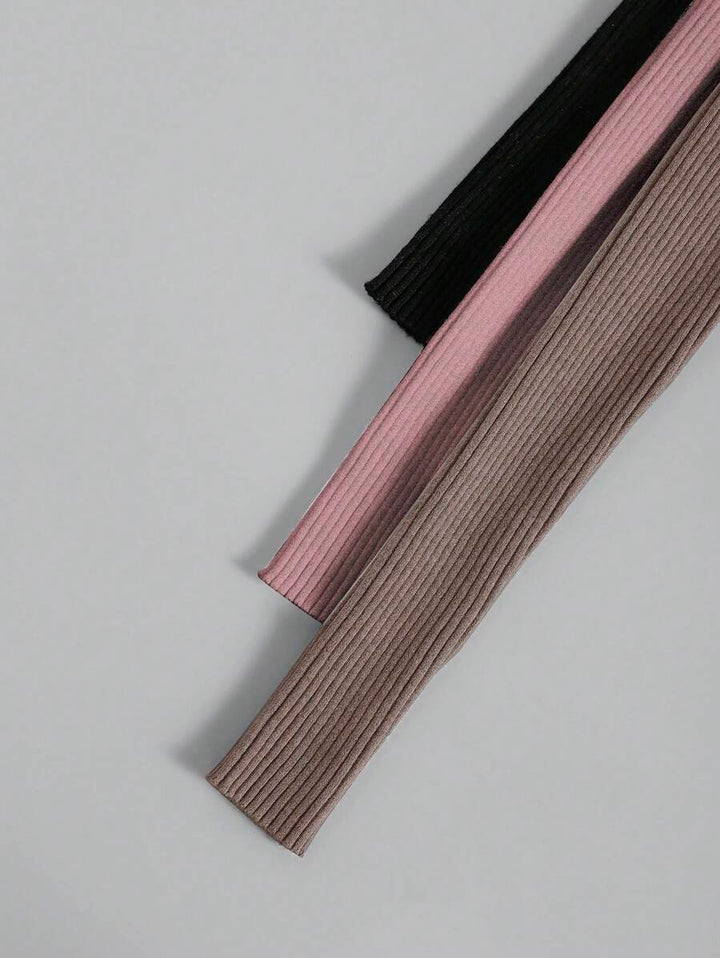 Diane | 3-delad ribbad stickad set