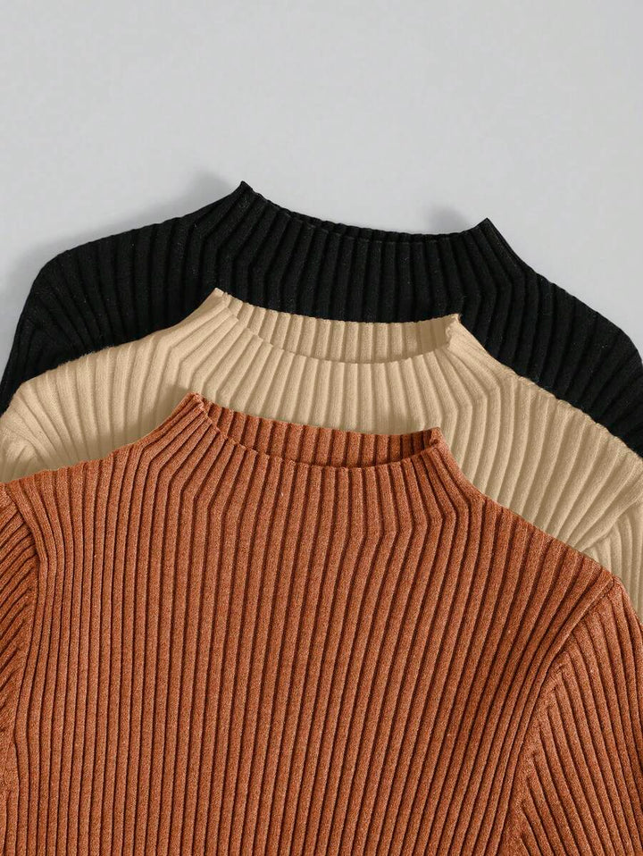 Diane | 3-delad ribbad stickad set