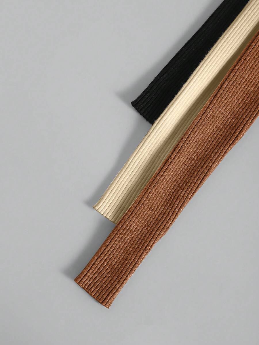 Diane | 3-delad ribbad stickad set