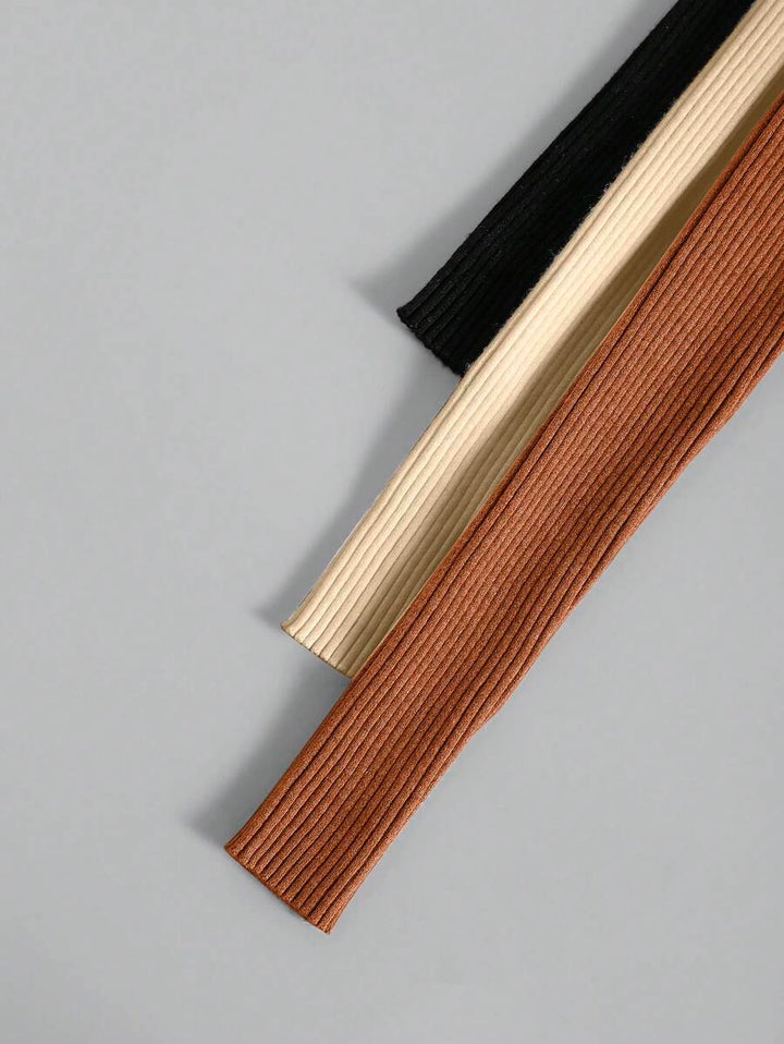 Diane | 3-delad ribbad stickad set