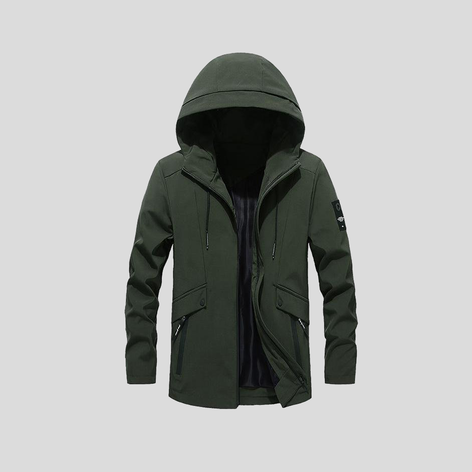 Ironcrest™ | All-Weather Hooded Shell Jacket