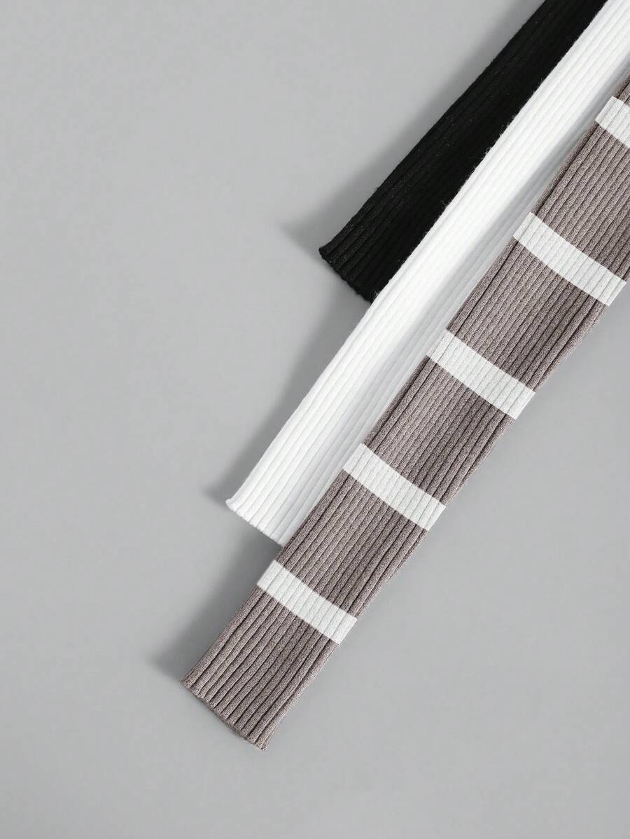 Diane | 3-delad ribbad stickad set