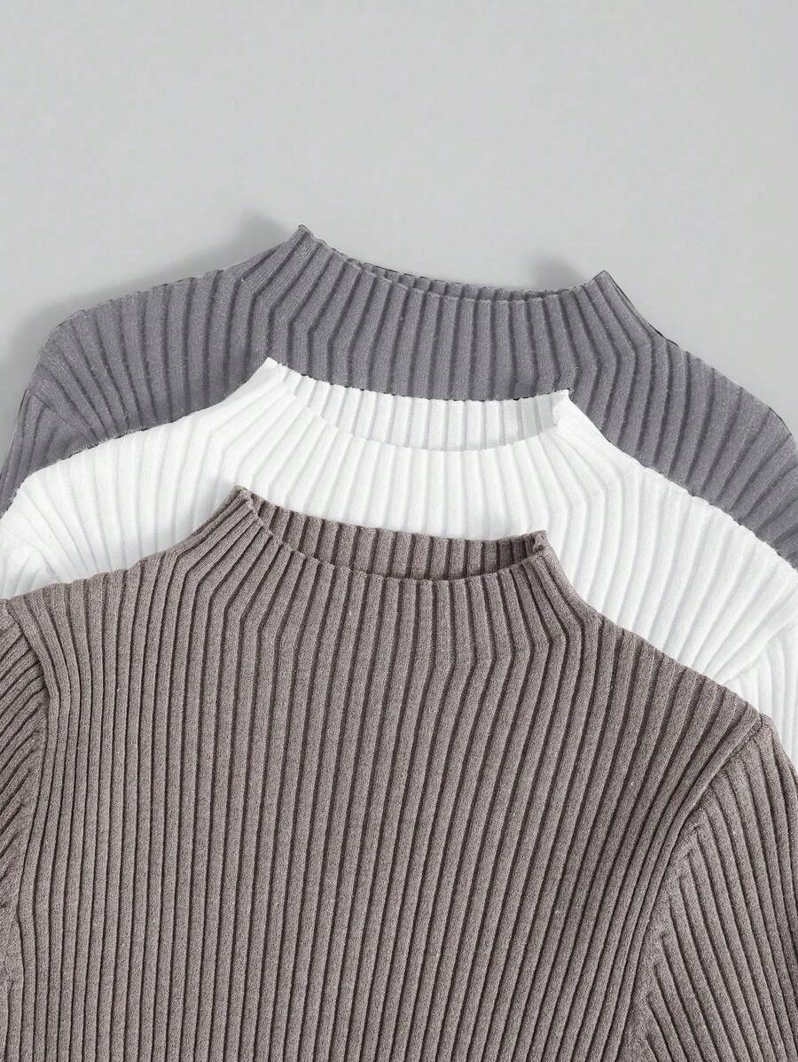 Diane | 3-delad ribbad stickad set