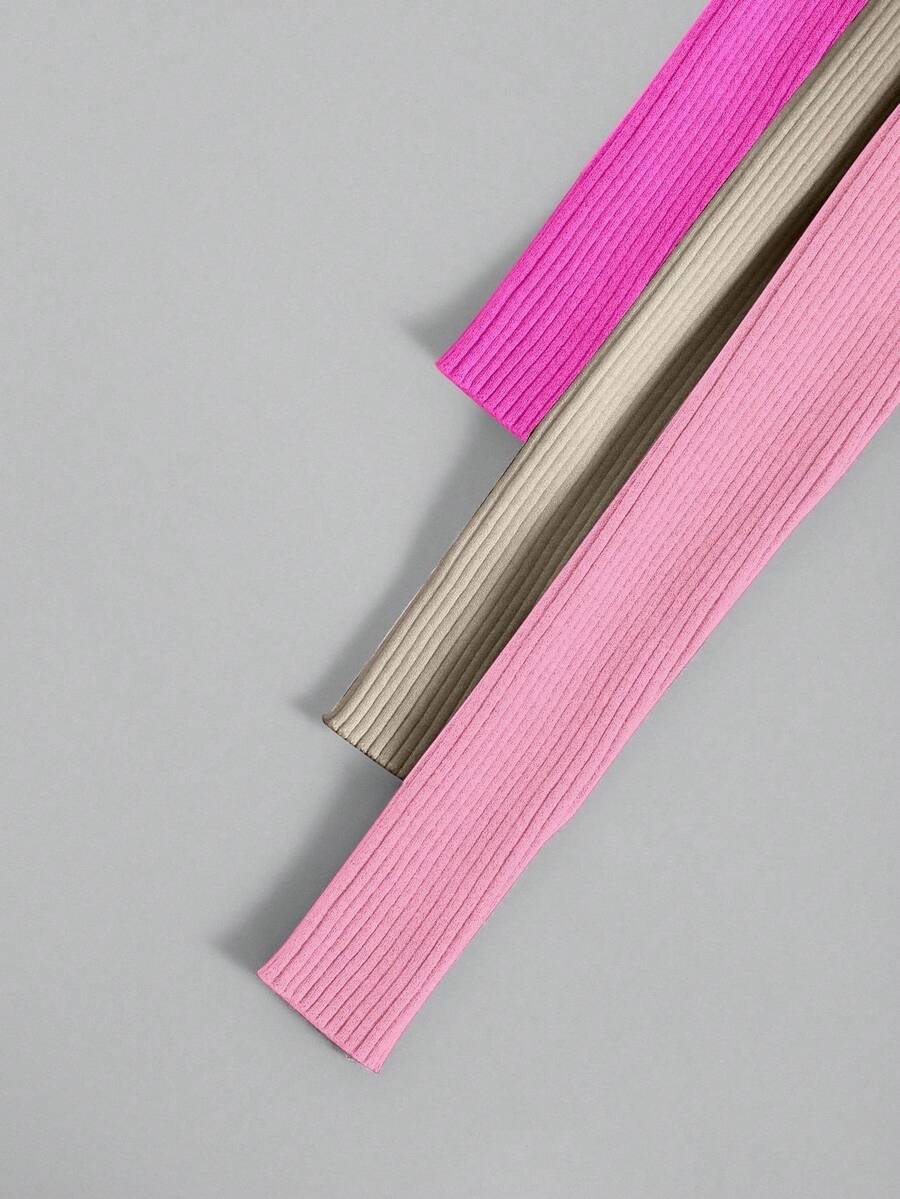 Diane | 3-delad ribbad stickad set