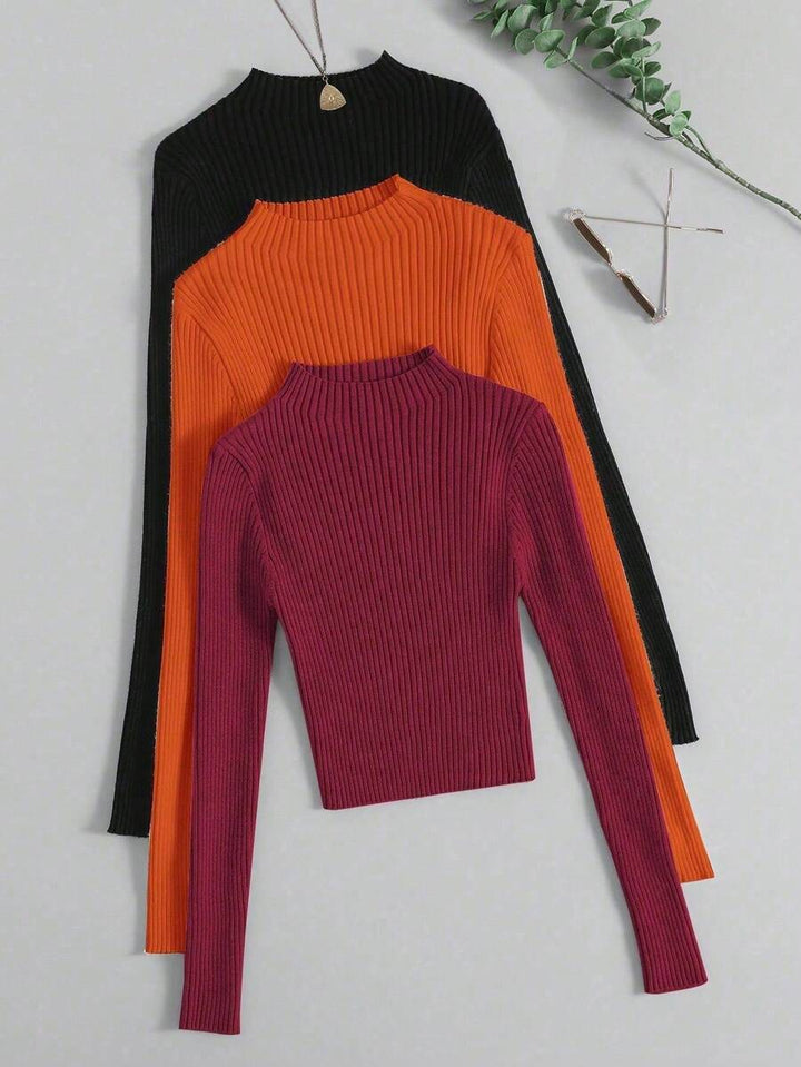 Diane | 3-delad ribbad stickad set