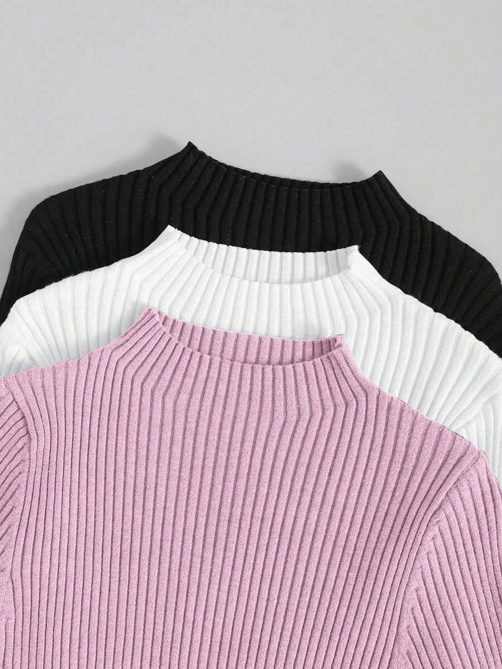 Diane | 3-delad ribbad stickad set