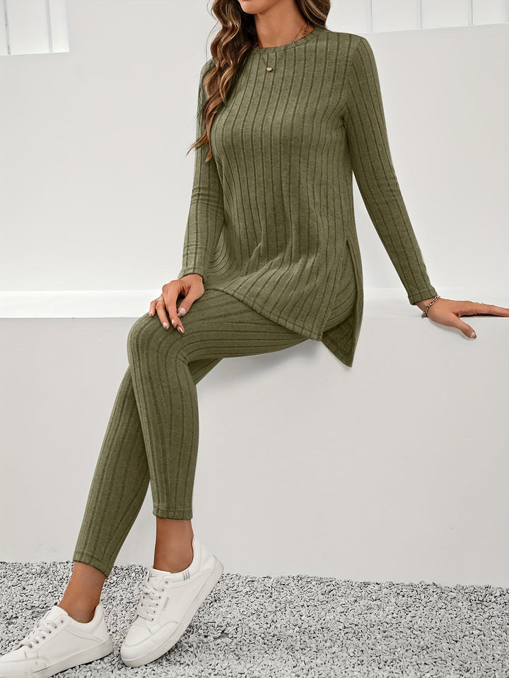 Mila | Ribbad loungewear set