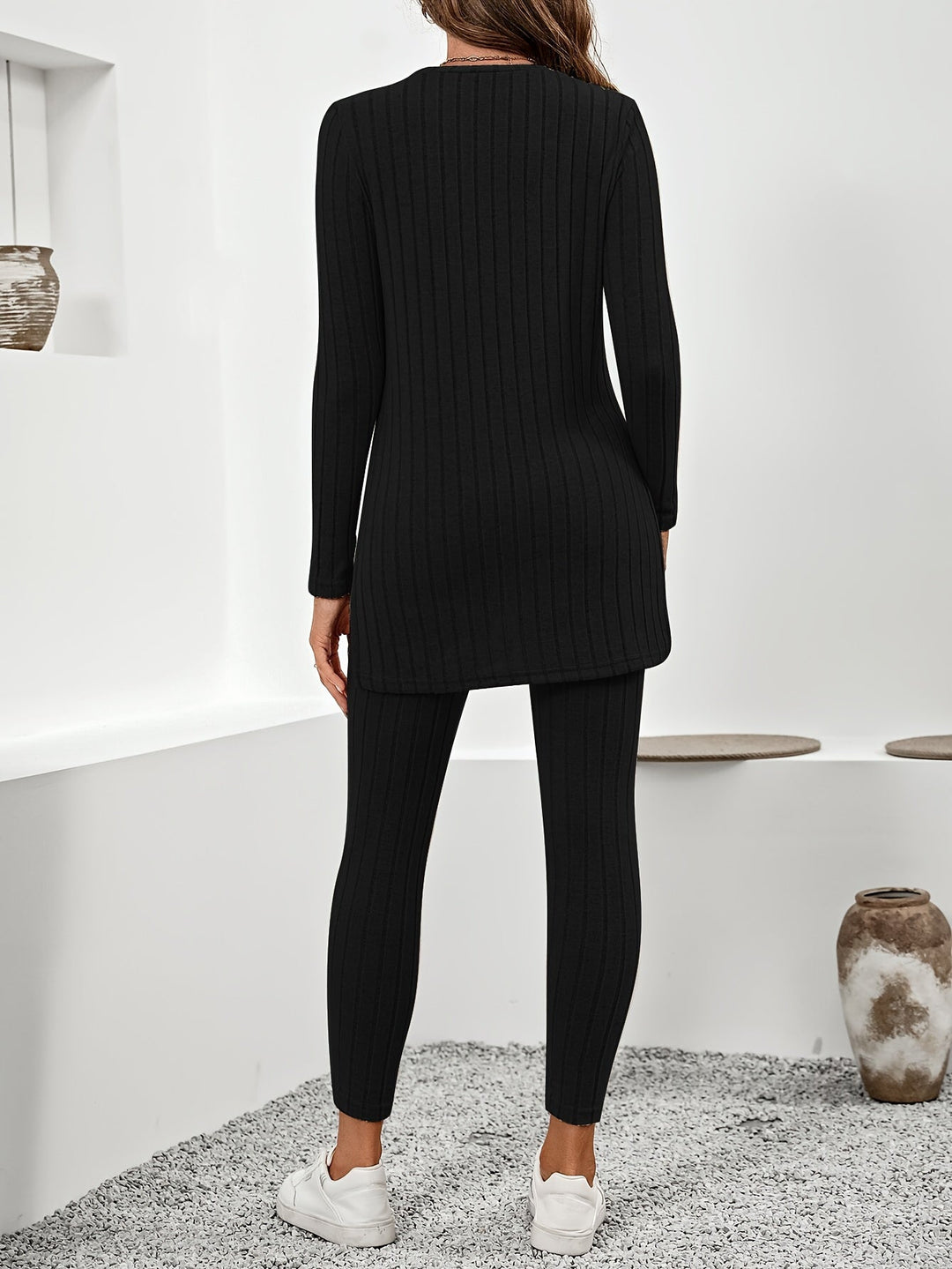 Mila | Ribbad loungewear set