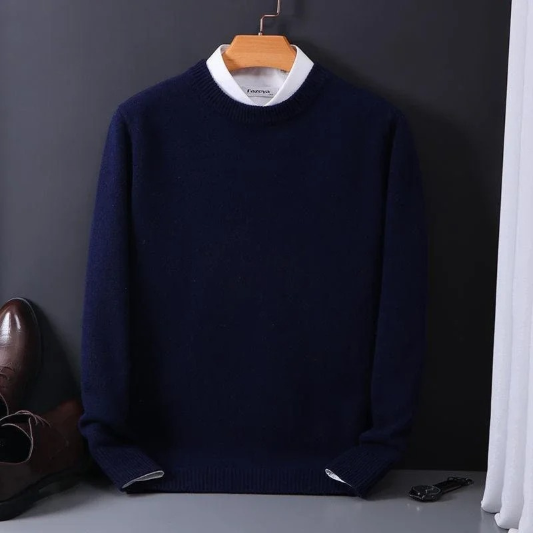 Thierry™ | 100% Cashmere Crew Neck