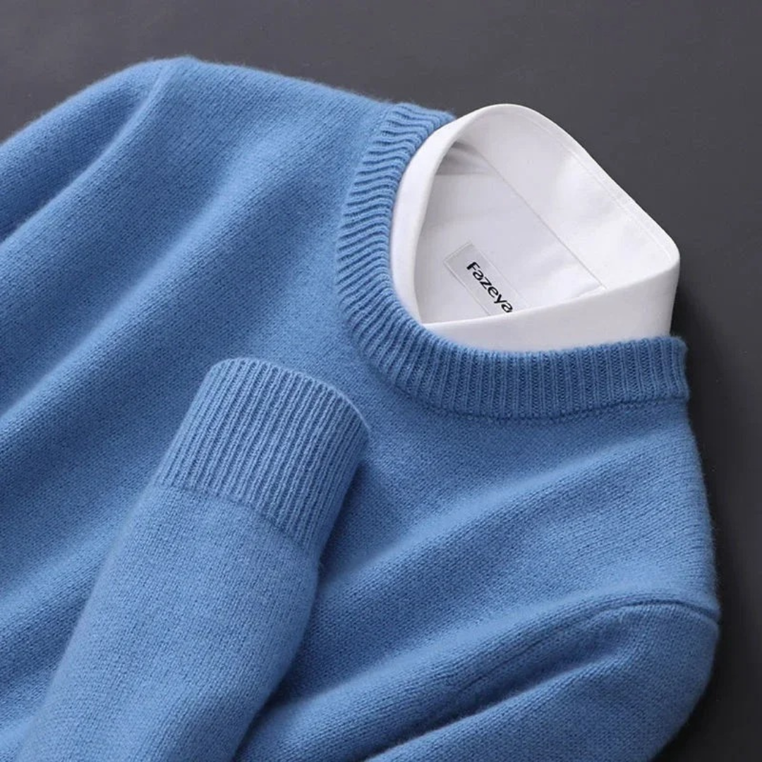 Thierry™ | 100% Cashmere Crew Neck