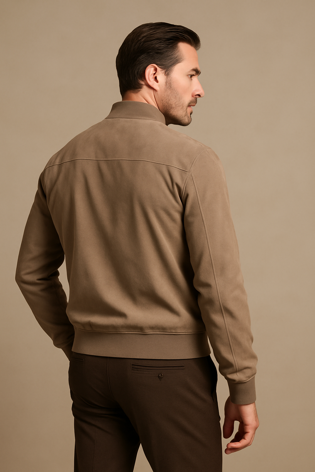 Viktor™ | Suede-Look Bomber Jacket