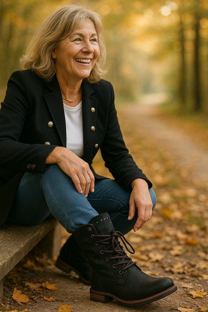 Zéphine | Retro snörade stövlar