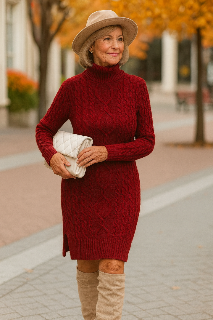 Aline | Långärmad elegant klänning