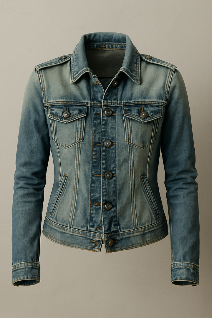 Jeansjacka Dani | Figursydd lätt jacka