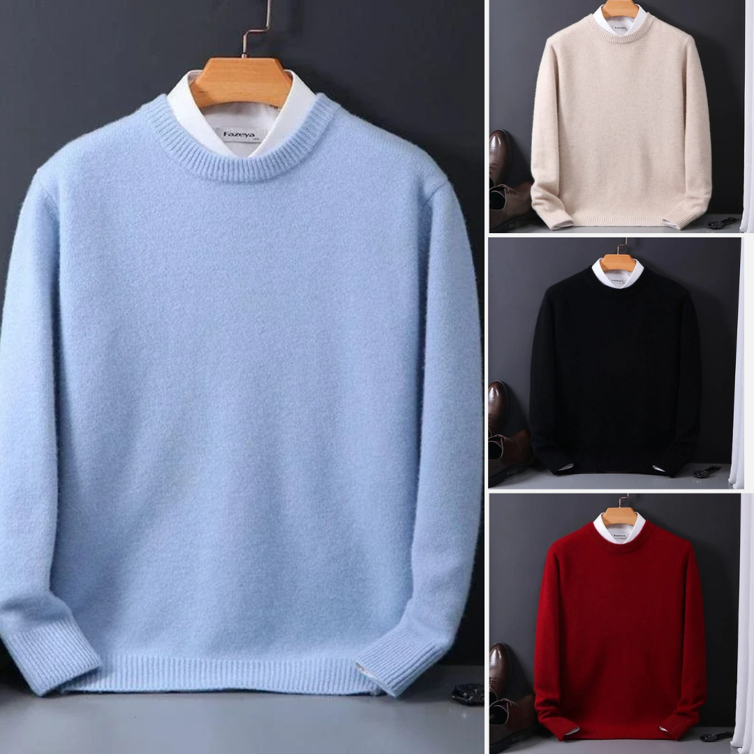 Thierry™ | 100% Cashmere Crew Neck