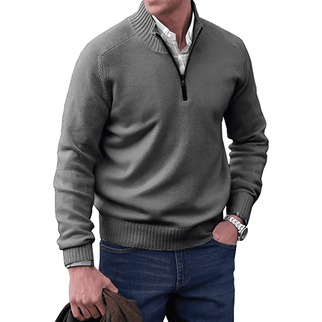 Matteo Ricci | Luxe Cashmere Men's Jumper with Zip