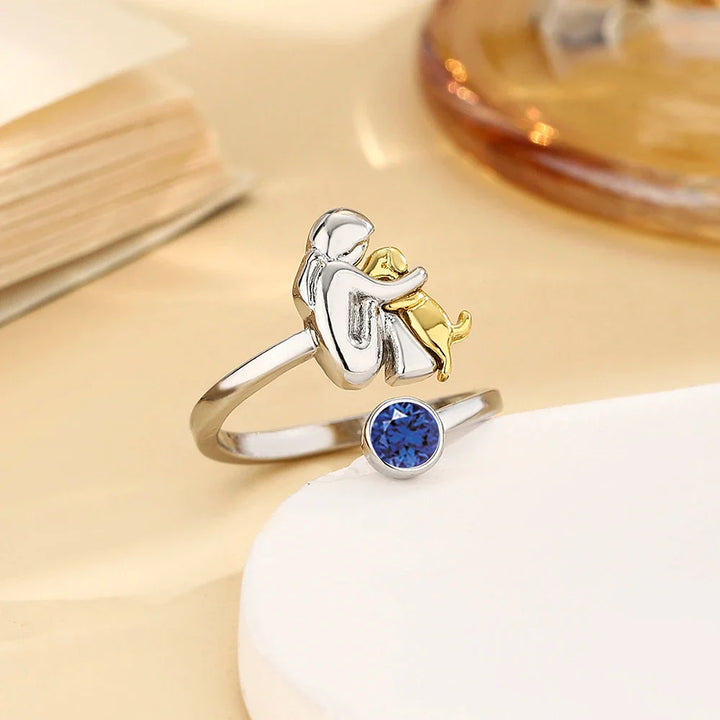 May | Ring med hundmotiv