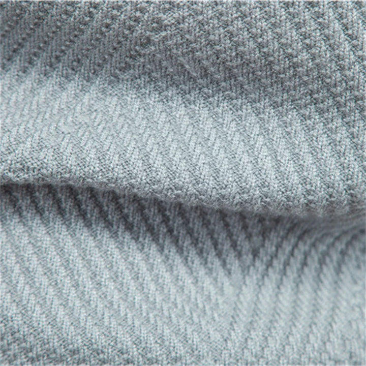 Elias™ | Stickad Herrtröja med Ränder