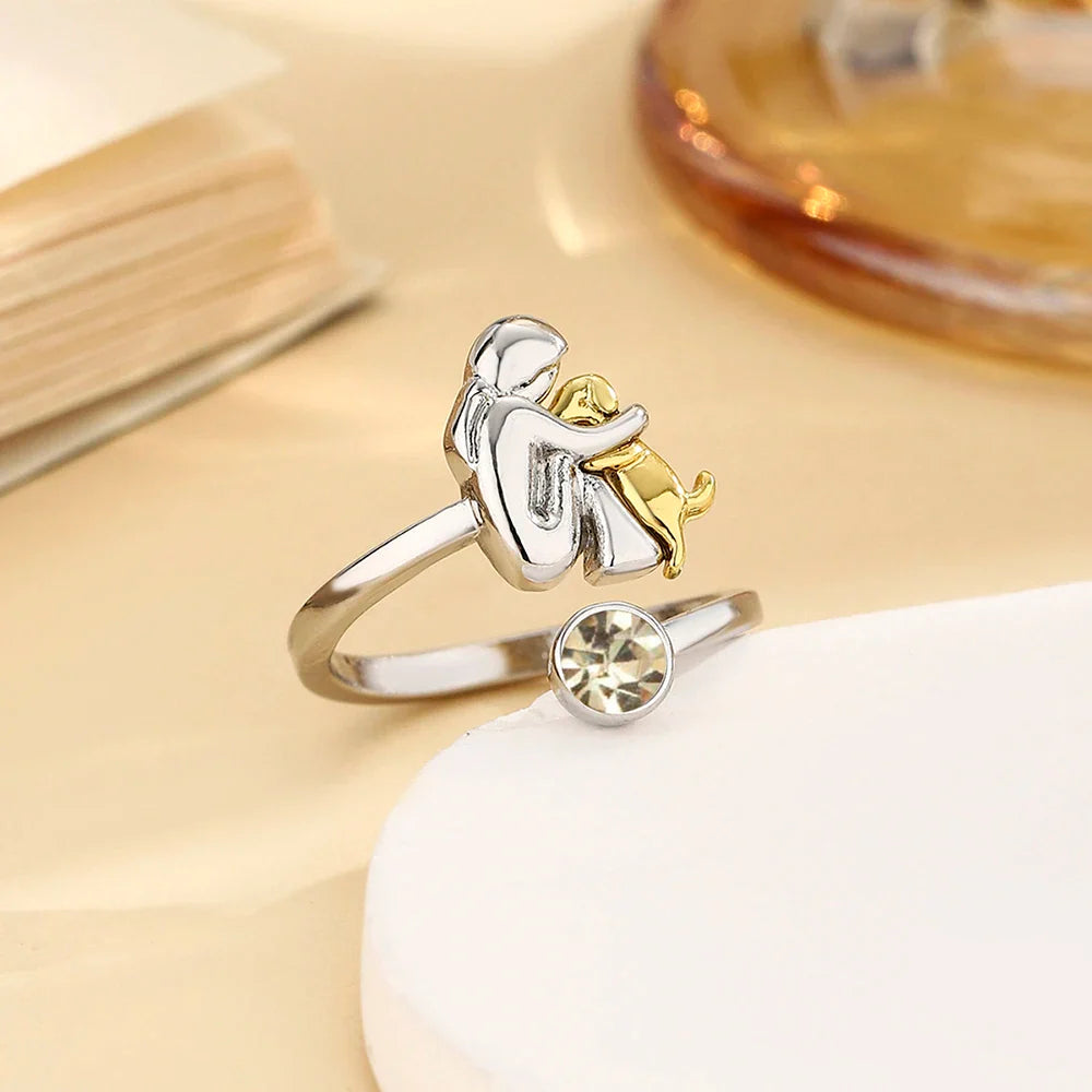 May | Ring med hundmotiv