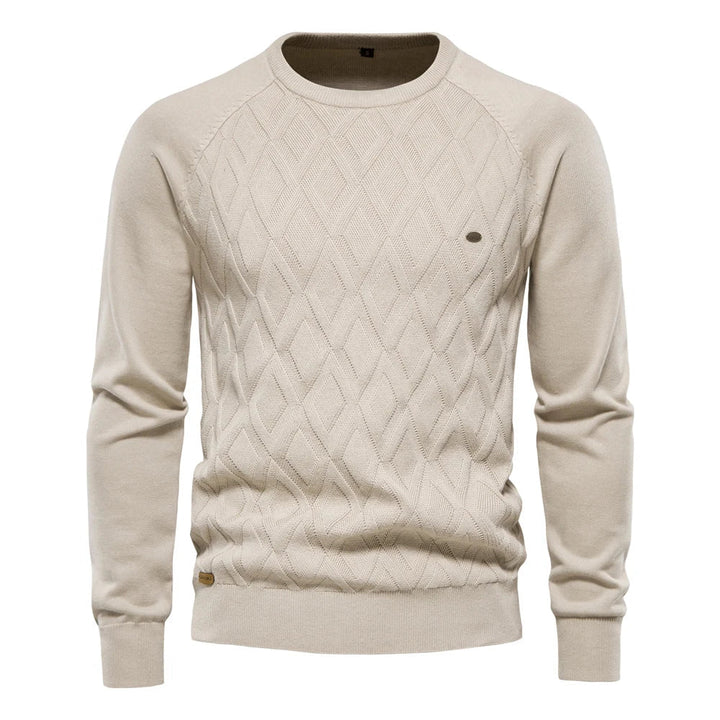 William™ | Men’s Check-Pattern Sweater