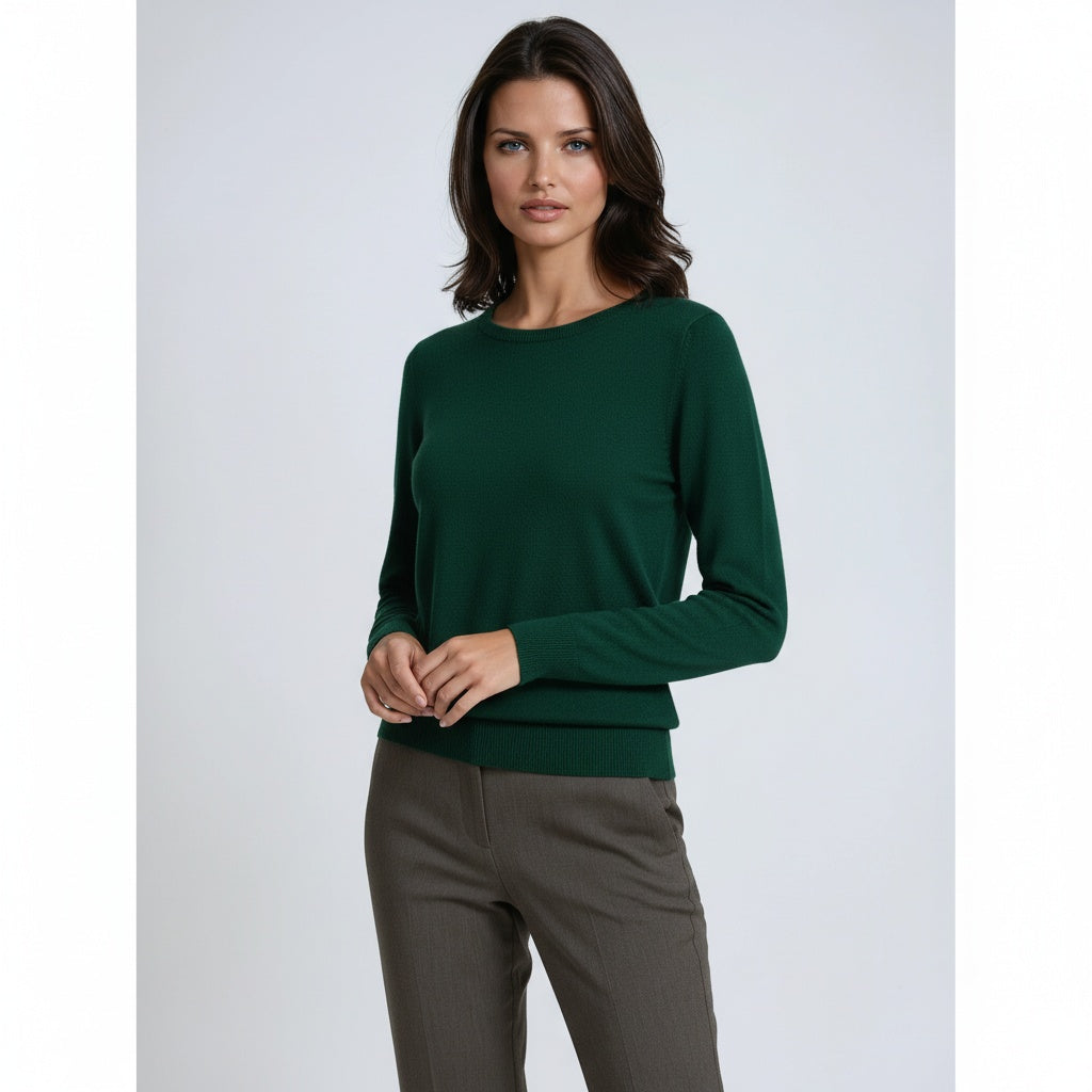 Women's Sweater | Long Sleeves and Round Neckline