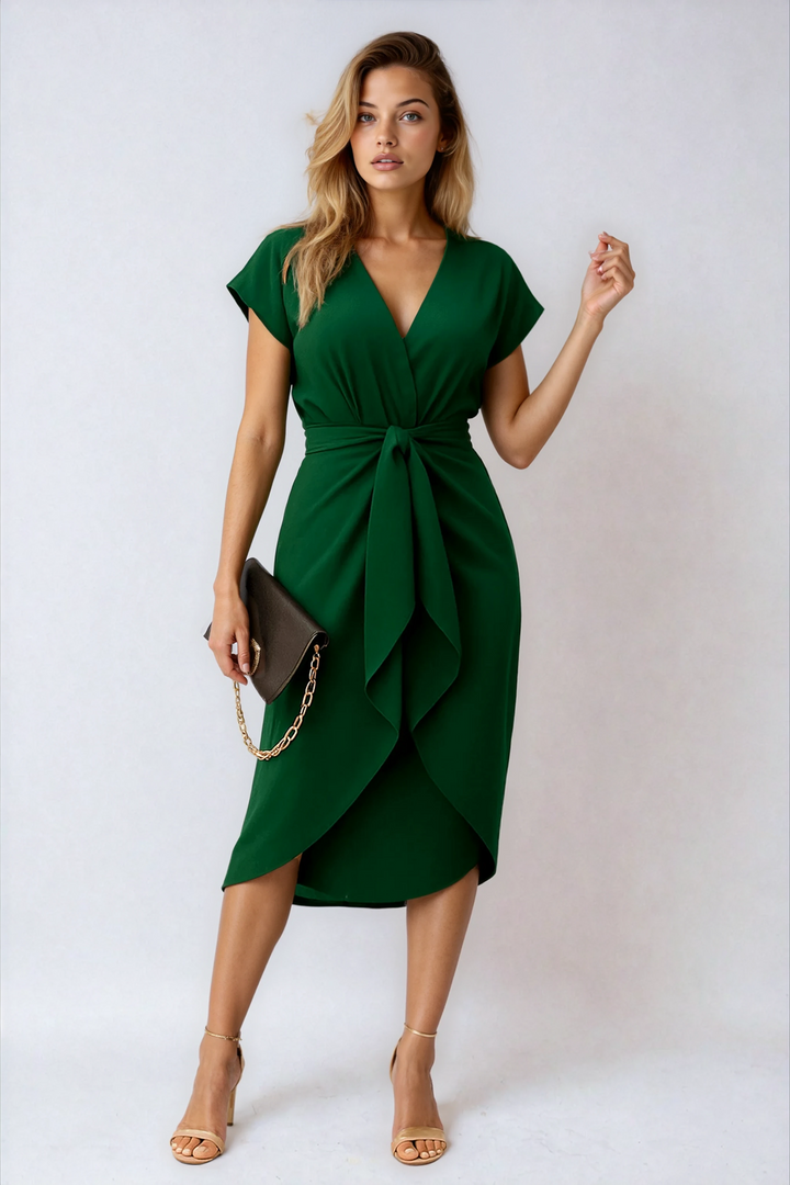 Serenya | Wrapped casual Dress