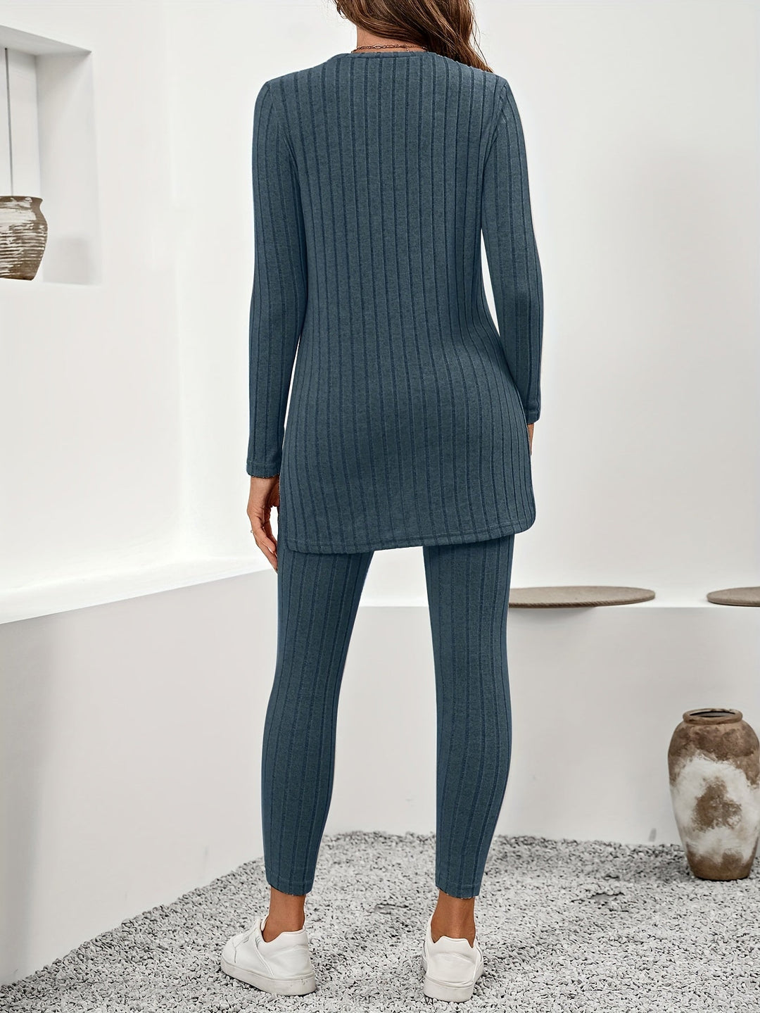 Mila | Ribbad loungewear set