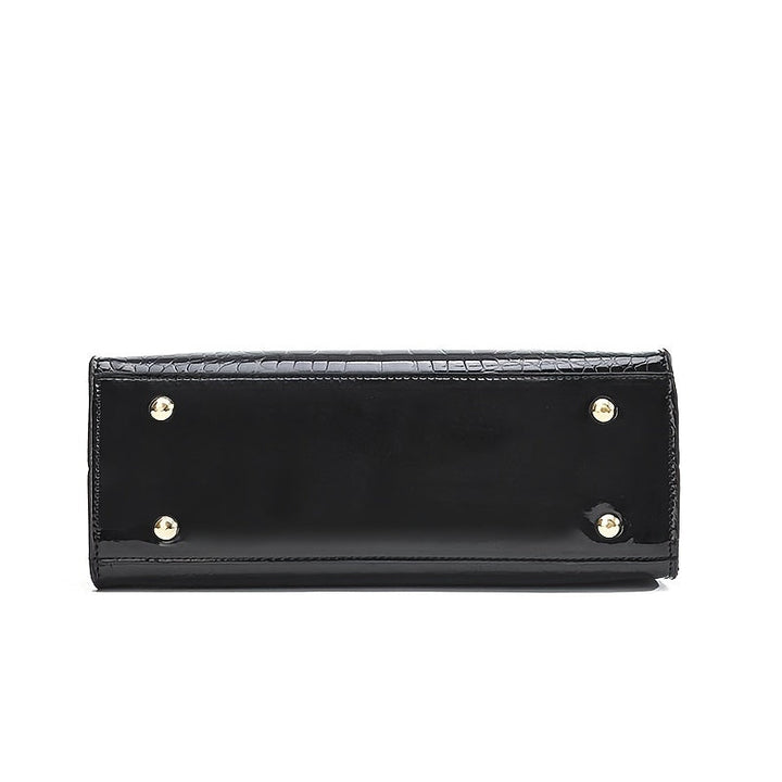 Shiny | Handväska med krokodilmönster