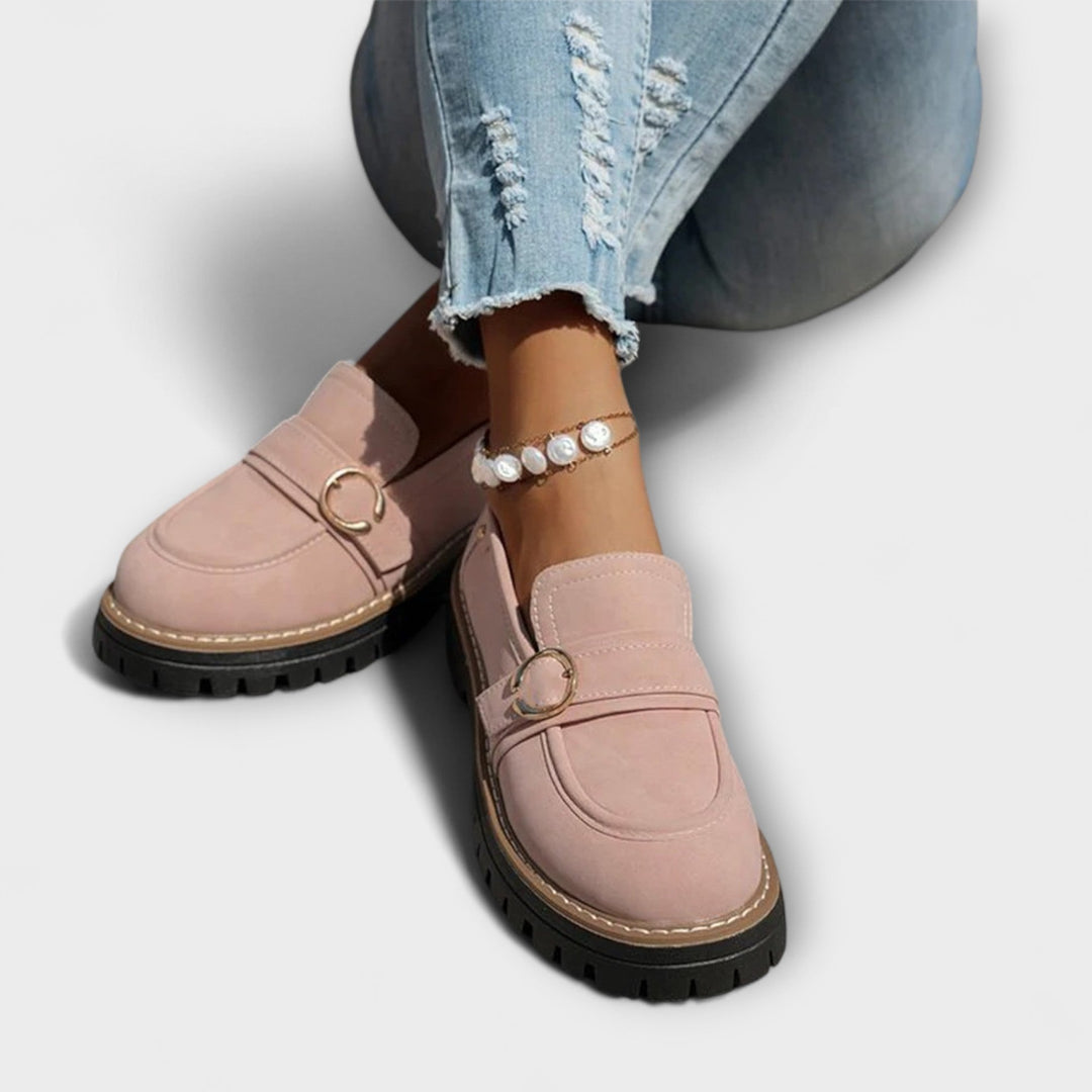 Astrid™ | Loafers med rund tå