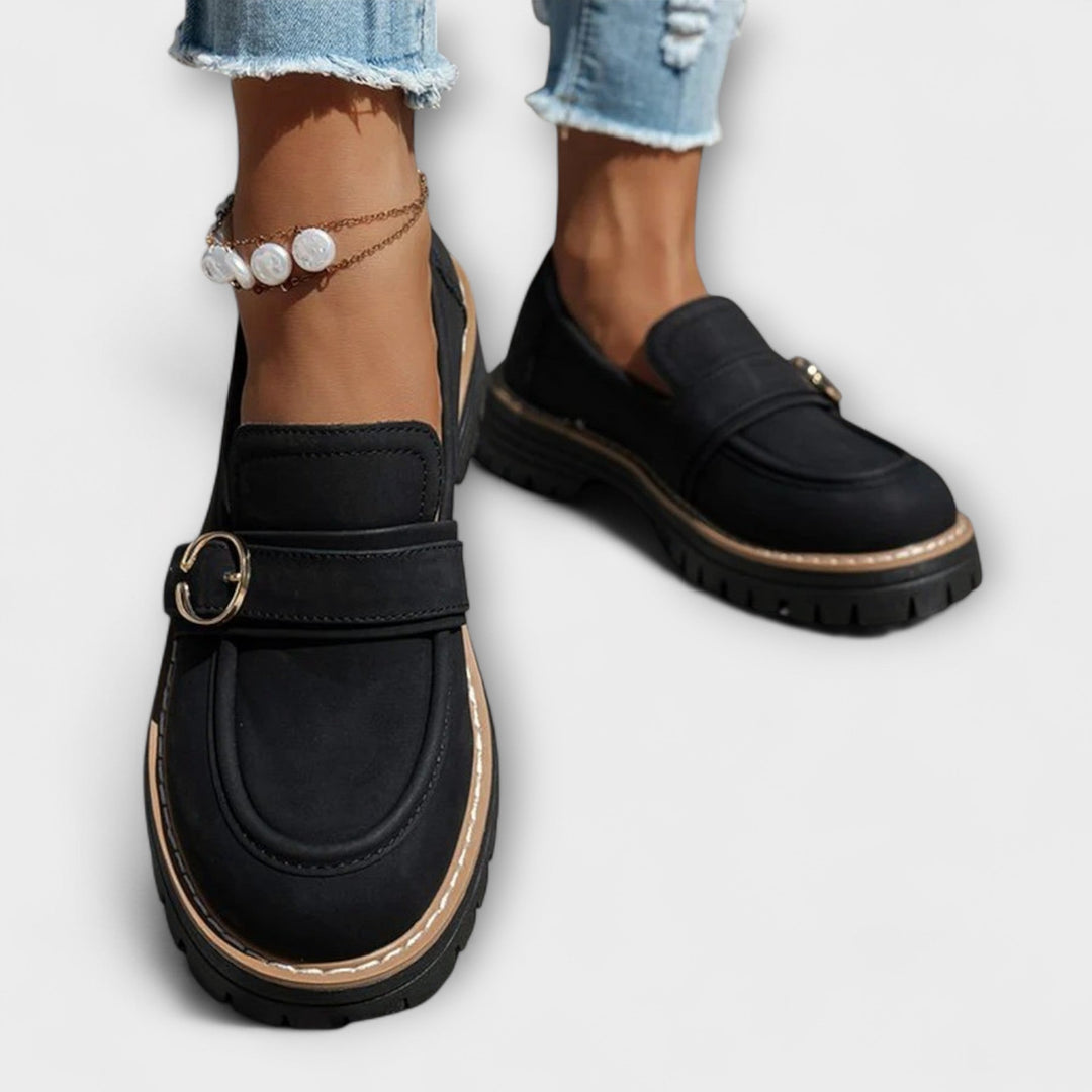 Astrid™ | Loafers med rund tå