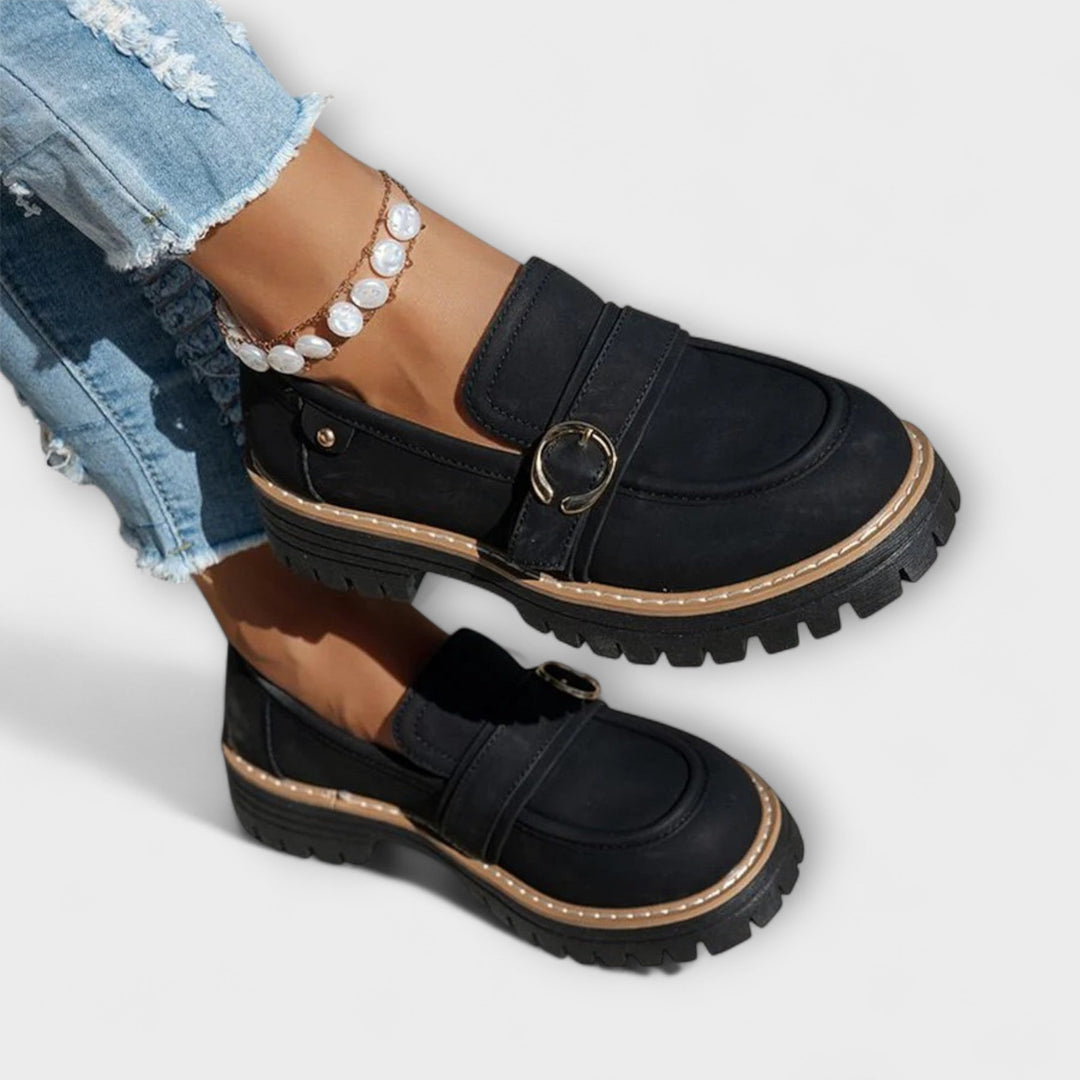 Astrid™ | Loafers med rund tå