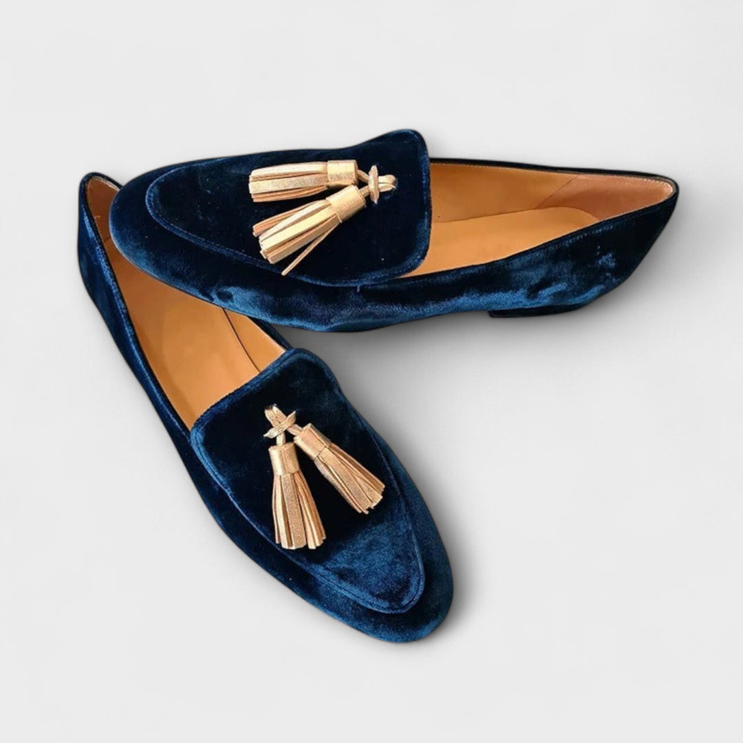Carina™ | Vintage loafers med tofsar