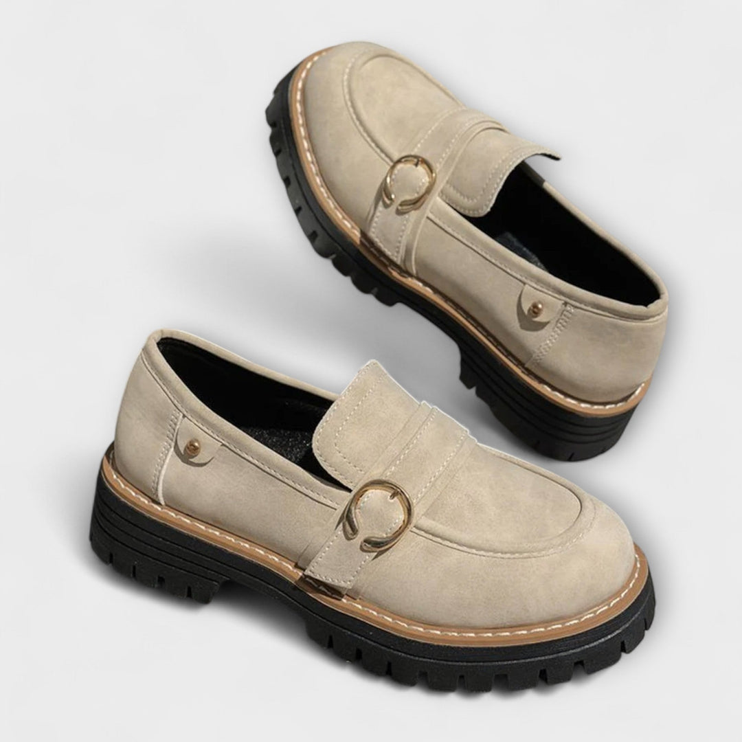 Astrid™ | Loafers med rund tå