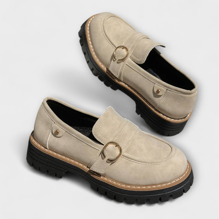 Astrid™ | Loafers med rund tå