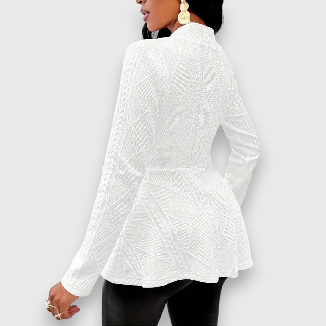 Elise | Figursydd vit kavaj